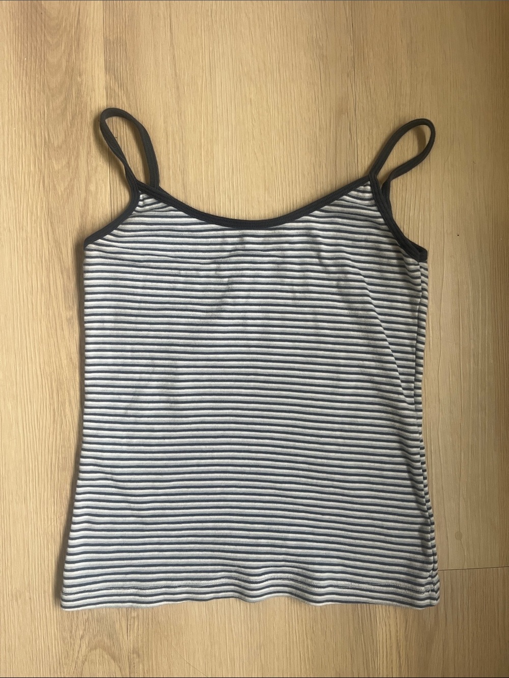 Brandy Melville Y2K Striped Spaghetti Strap Tank Top Cotton Small
